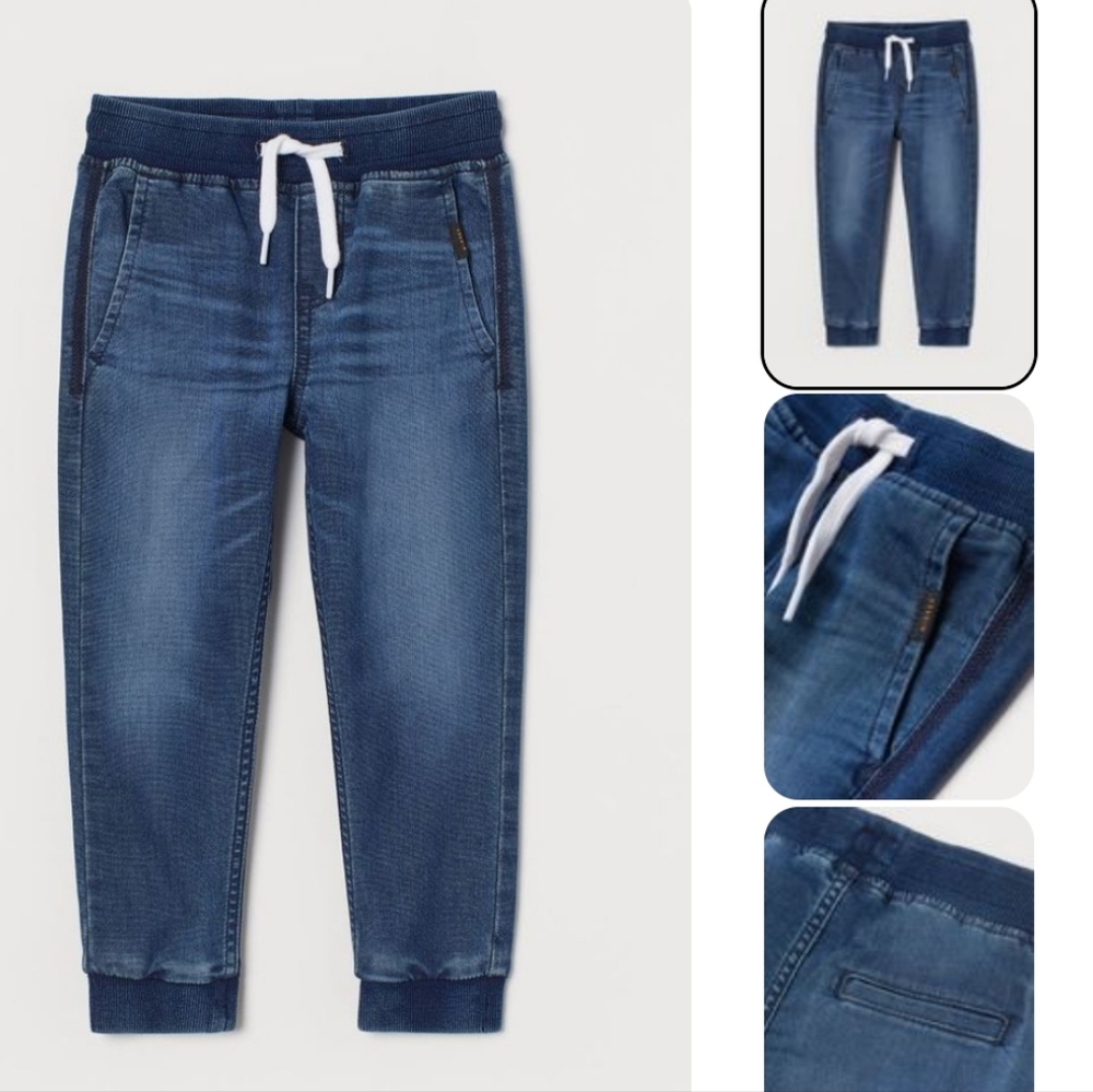 H&M super soft denim joggers size US 6 for boy